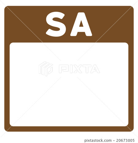Saturday Flat Icon Saturday Flat Icon 20673805