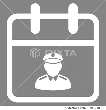 Police Date Icon Police Date Icon 20673836