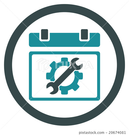 Service Date Icon - Stock Illustration [20674081] - PIXTA