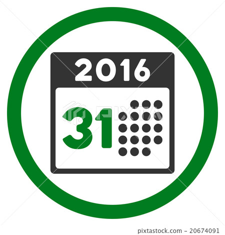 Last 2016 Month Day Icon 20674091