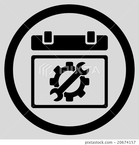 Service Date Icon - Stock Illustration [20674157] - PIXTA