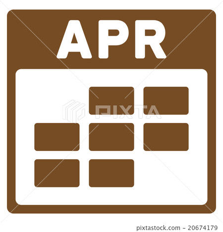 April Flat Icon 20674179