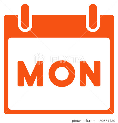Monday Flat Icon 20674180