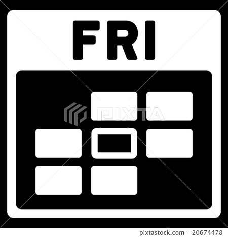 Friday Flat Icon Friday Flat Icon 20674478