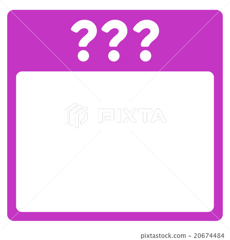 Unknown Date Icon Unknown Date Icon 20674484