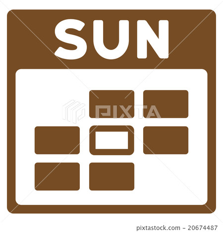 Sunday Flat Icon 20674487