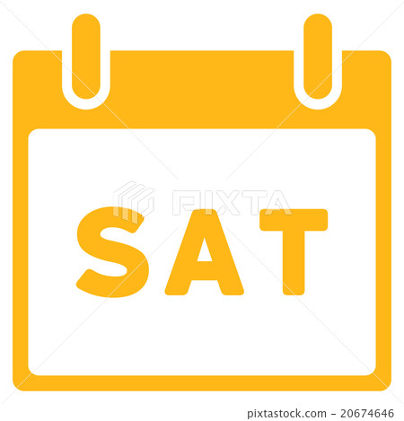 Saturday Flat Icon 20674646