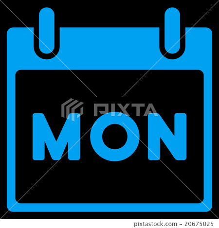 Monday Flat Icon Monday Flat Icon 20675025