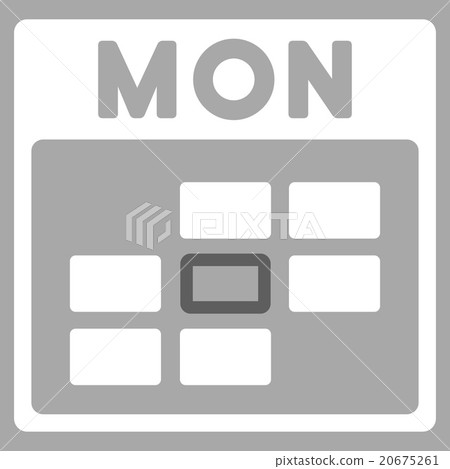 Monday Flat Icon 20675261