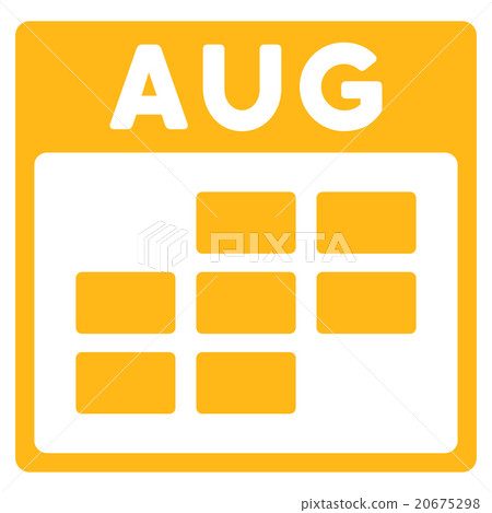 August Flat Icon August Flat Icon 20675298