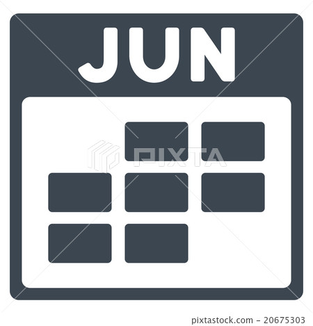 June Flat Icon June Flat Icon 20675303