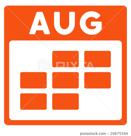 August Flat Icon August Flat Icon 20675584