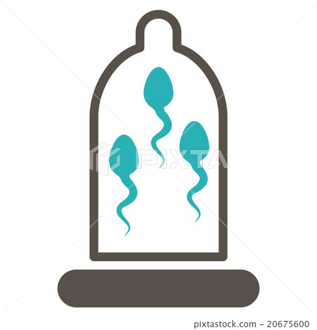 Sperm Protection Icon Sperm Protection Icon 20675600