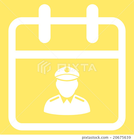 Police Date Icon Police Date Icon 20675639