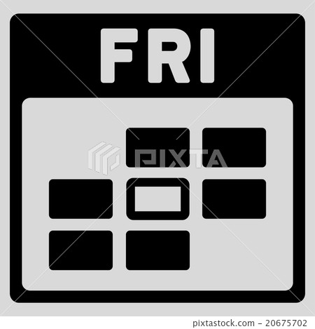 Friday Flat Icon 20675702