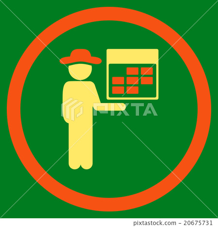 Man Appointment Icon Man Appointment Icon 20675731