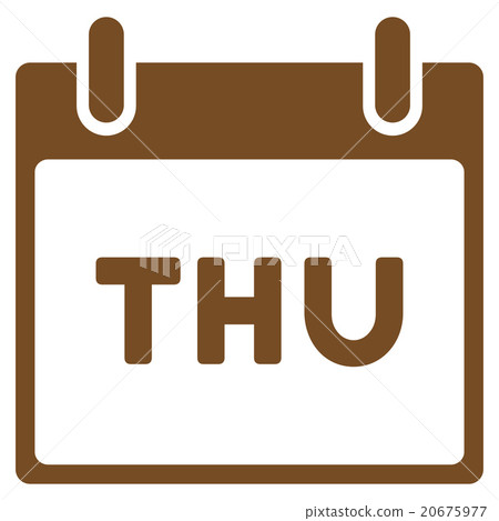 Thursday Flat Icon 20675977