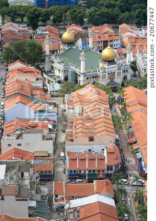 蘇丹清真寺和城市新加坡 20677447