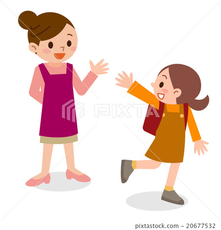 A child to go to school with a smile A child to go to school with a smile 20677532