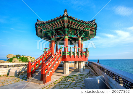 Pavilion in korea. 20677562