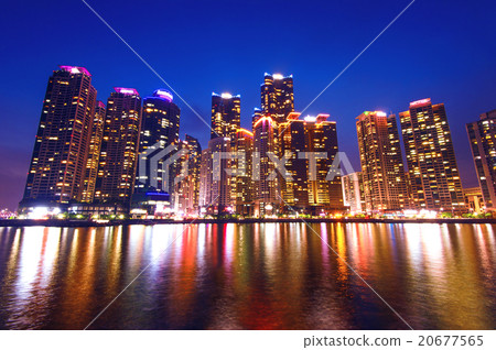 Busan cityscape, South Korea skyline. 20677565