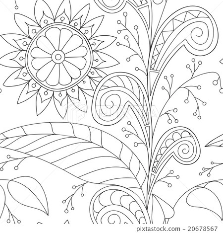Drawing doddle seamless pattern 20678567
