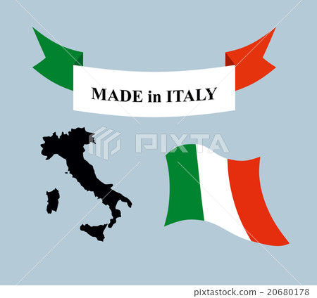 Set template for Italy. Map of Italy.  20680178