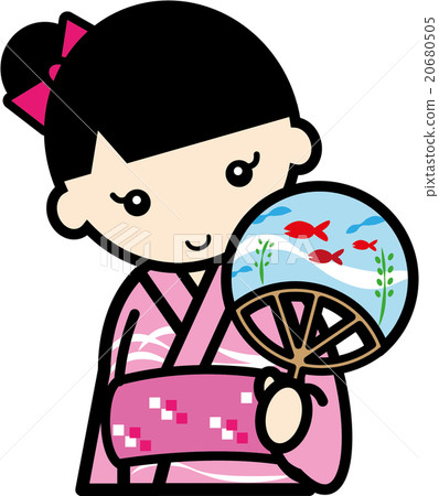 Girls in a yukata figure Girls in a yukata figure 20680505