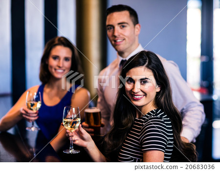 Friends having a drink 20683036