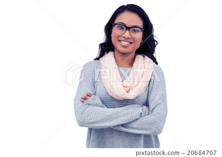 Asian woman with arms crossed Asian woman with arms crossed 20684707