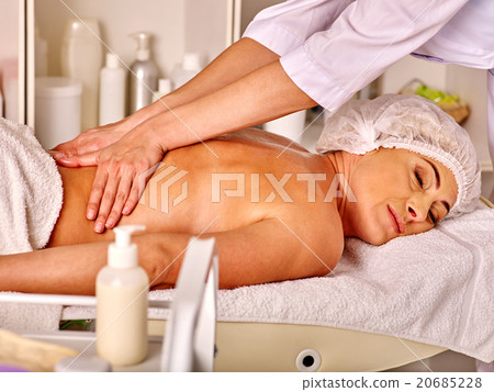 Woman middle-aged in spa salon with beautician. Woman middle-aged in spa salon with beautician. 20685228
