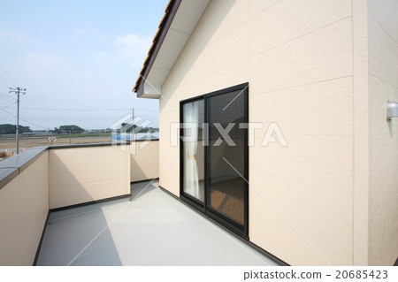 房屋寬2F陽台圖像施工實例 20685423