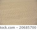 Texture, pattern, background of sand in the dunes  20685700