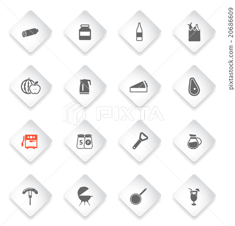 Food and kitchen simply icons 20686609