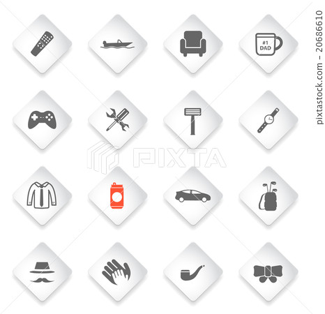 Fathers day simply icons Fathers day simply icons 20686610