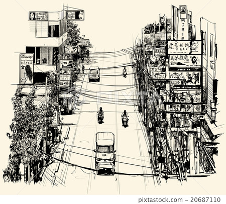 Street in Bangkok Street in Bangkok 20687110