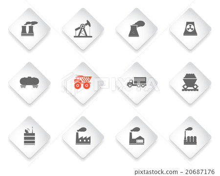 Industrial simply icons Industrial simply icons 20687176