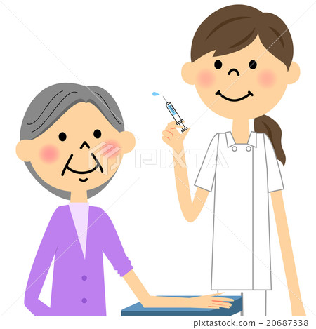 Nurse Injection - Stock Illustration [20687338] - PIXTA