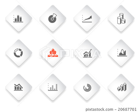 information graphic Icon Set - Stock Illustration [20687701] - PIXTA