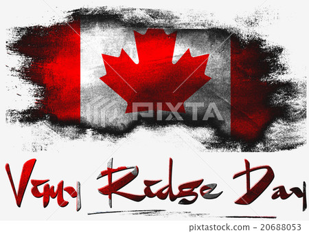 Flag of Canada for Vimy Ridge Day 20688053