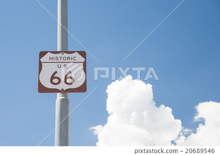 Route 66 Road sign Route 66 Road sign 20689546