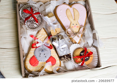 a collection of gingerbread cookies in the shape a collection of gingerbread cookies in the shape 20689977