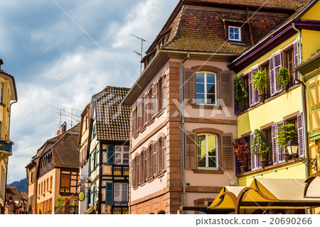 Traditional timbered houses in Ribeauville 20690266