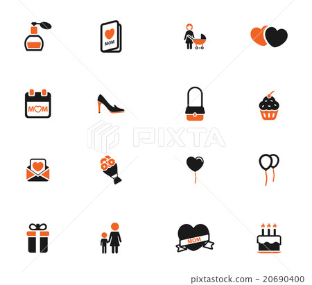 Mothers day simply icons 20690400