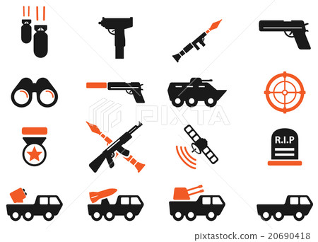 Military simply icons 20690418