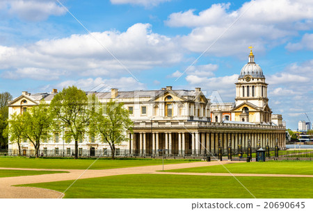 View of the National Maritime Museum in Greenwich View of the National Maritime Museum in Greenwich 20690645