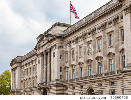Facade of Buckingham Palace in London 20690706