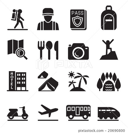 Travel icon set Travel icon set 20690800