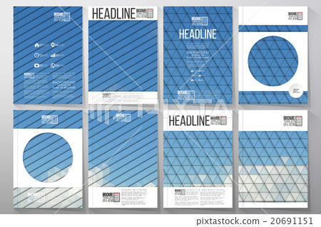 Business templates for brochure, flyer or booklet Business templates for brochure, flyer or booklet 20691151