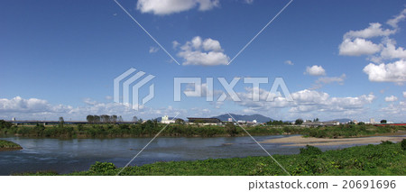 7.13 Harimae Sanjo @ I wish for Yahiko Mountain from the confluence point of Shinano River and Igarashi River (photographed on 30th September 2003) 7.13 Harimae Sanjo @ I wish for Yahiko Mountain from the confluence point of Shinano River and Igarashi River (photographed on 30th September 2003) 20691696